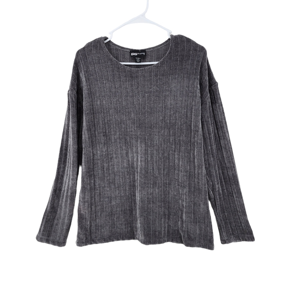 GG Collection Women's Textured Crewneck Pullover Sweater -P/S
